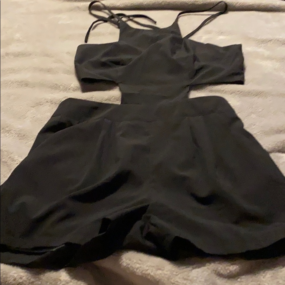Black sexy romper